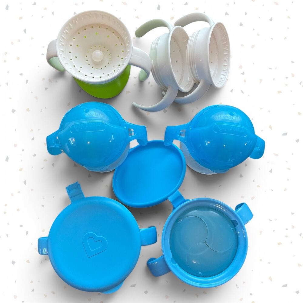 Munchkin Toddler Accessories Bundle 360 Cups Snack Cups Water Cup